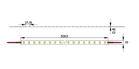 Tira LED blanco SMD5630 (10.8W)