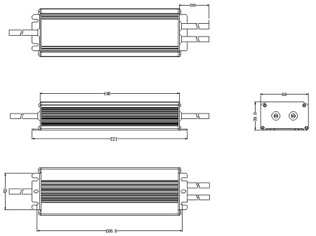  Transformador LED, IP67 